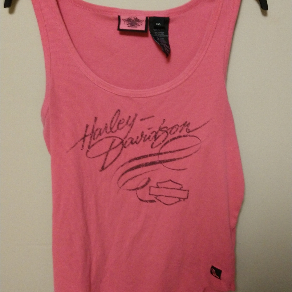 HD tank 2X Pink & black